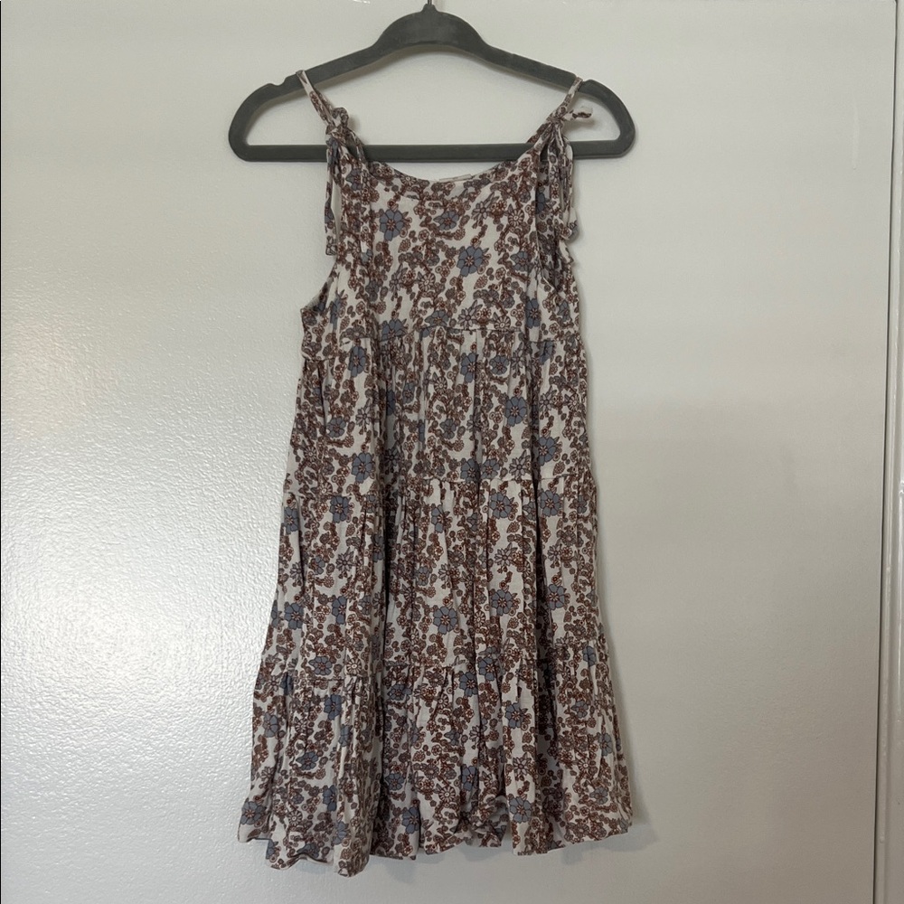 Kate Quinn cornflower blue ditsy Floral prarie dress
